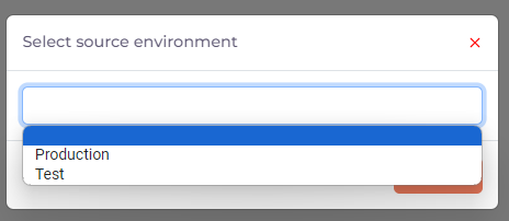 Selecting Schema Extraction Environment